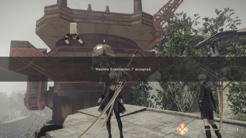 Nier Automata Machine Examination Quest - maching is simple